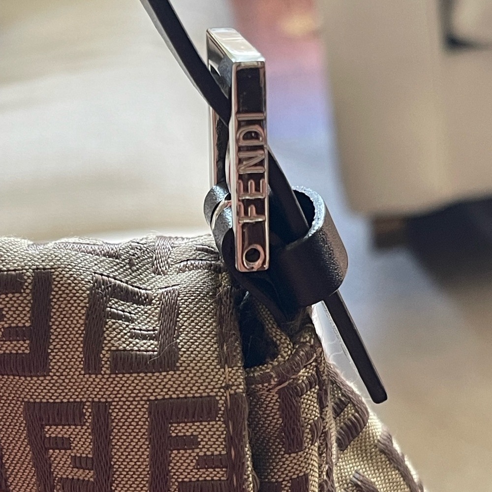 Fendi MAMMA BAGUETTE CLOTH HANDBAG - Picture 7 of 10